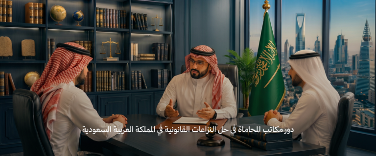 دور مكاتب المحاماة في حل النزاعات القانونية في المملكة العربية السعودية
